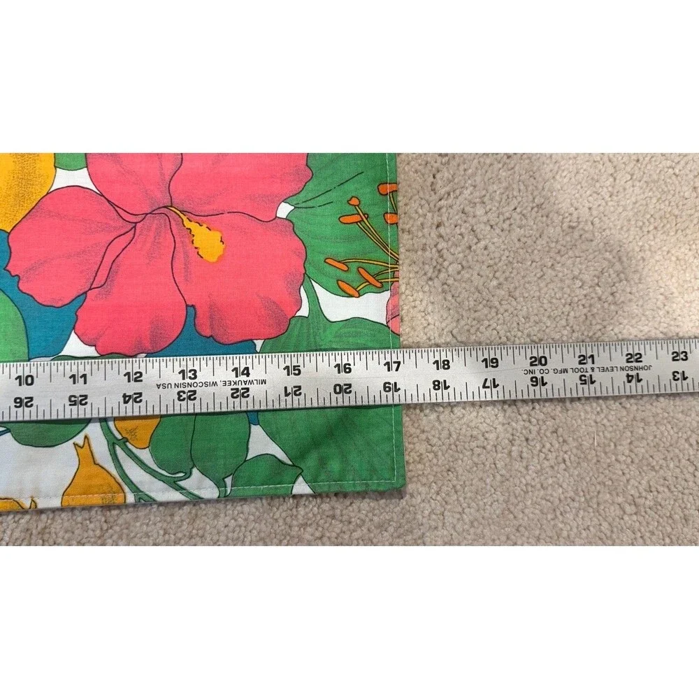 Lot Of 2 Kemp & Beatley Linen Placemat Floral Fruit Colorful